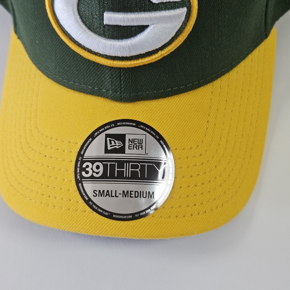 Green Bay Packers New Era 39THIRTY Fitted Cap Size Small/Medium New Without Tags - Picture 7 of 8